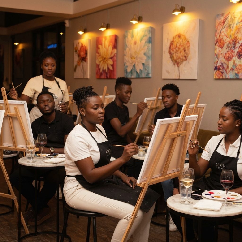 Paint & Sip Nights at Sicilia Lagos